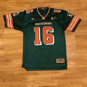 Miami Hurricanes Football Jersey Mens Size: Medium